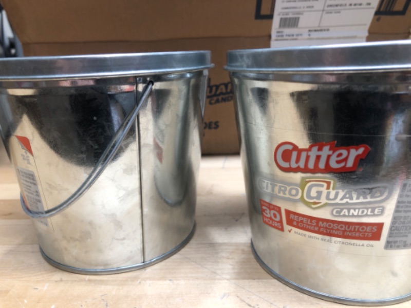 Photo 2 of * SET OF 2* Cutter Citro Guard Candle Bucket, 17 Oz