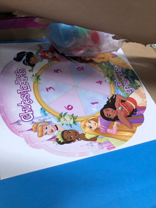 Photo 2 of Chutes and Ladders: Disney Princess Edition Board Game for Kids Ages 3 and Up, Preschool Game for 2-4 Players (Amazon Exclusive)