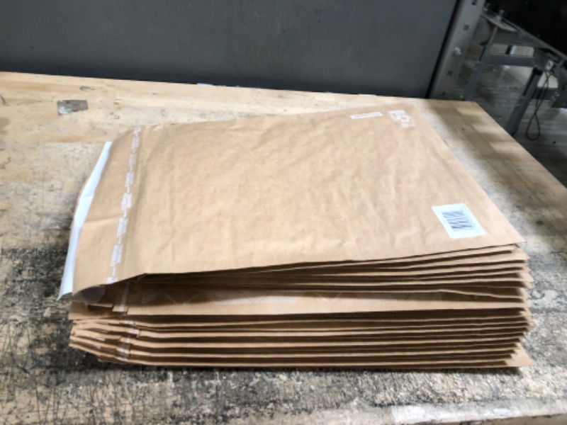 Photo 2 of Scotch Curbside Recyclable Padded Mailers, 21-Pack, 10.5 x 14.75 in, Similar impact protection to traditional bubble mailers (CR-5-1)