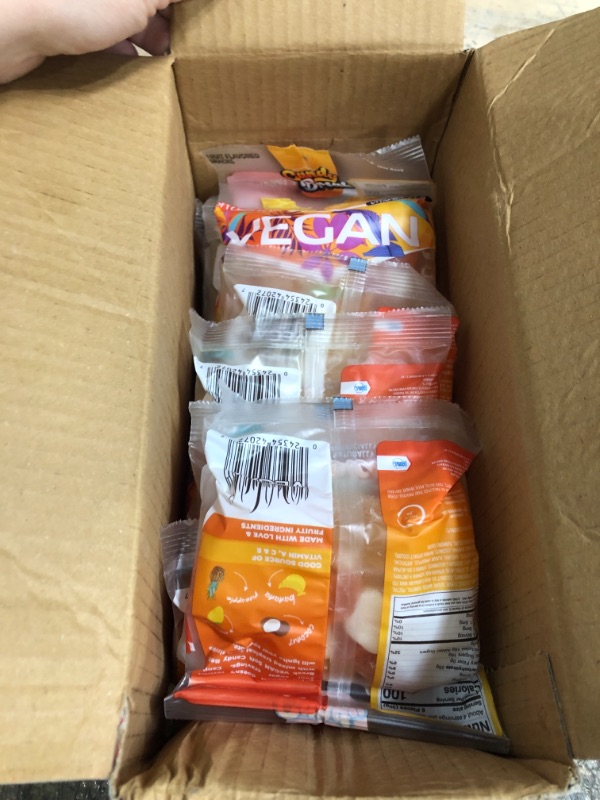 Photo 1 of *7/6/2024* Candy Break Vegan Gummies | Certified Vegan Candy, Fruity Gummi Bears, Exotic Tropical Fruit Snacks, Healthy Snacks for Adults & Kids, Non-GMO, Certified by Vegan Society, 4oz (Pack of 12) Tropical (Pack of 12)