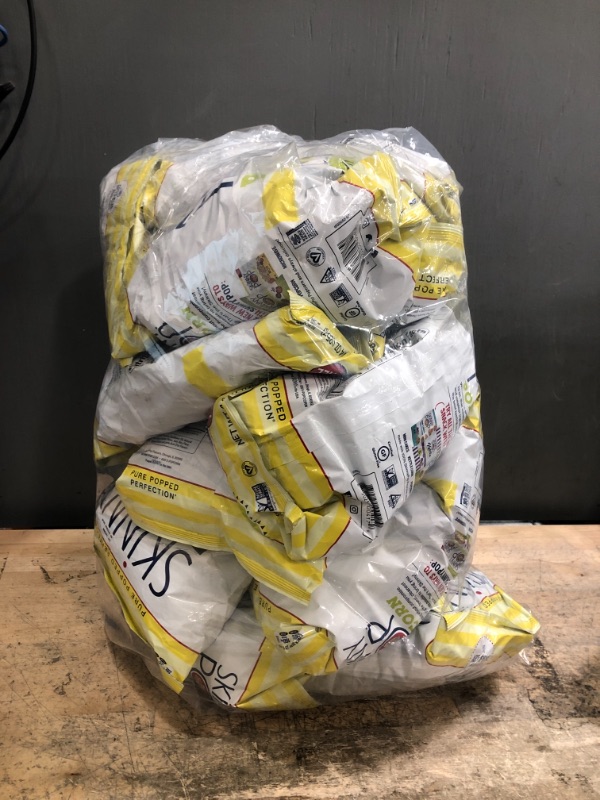 Photo 1 of *10/19/2023* 14 PACK SkinnyPop White Cheddar Popcorn, Skinny Pop, Healthy Popcorn Snacks, Halloween Snacks for Kids, Gluten Free, 4.4oz Grocery Sized Bag White Cheddar 4.4oz (1 Bag)