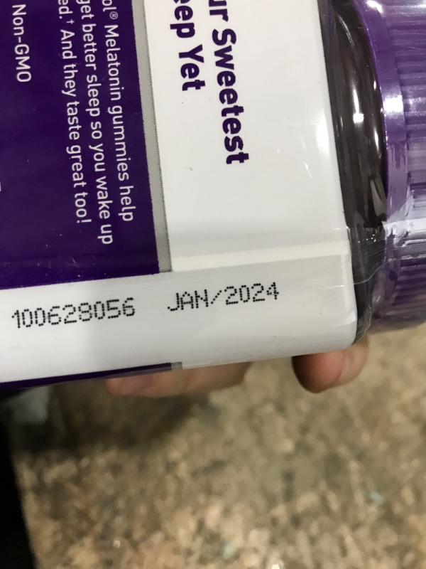 Photo 3 of **EXP DATE 01/2024!! Natrol Melatonin Sleep Aid Gummy, Fall Asleep Faster, Stay Asleep Longer, 2 Gummies Per Serving, Drug Free and Gelatin Free, 10mg, 90 Strawberry Flavored Gummies 10mg 90 Count (Pack of 1)