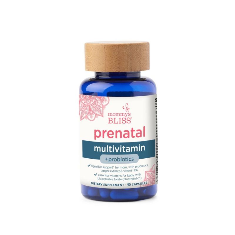 Photo 1 of **EXP DATE 01/2026!!Mommy's Bliss Prenatal Multivitamin + Probiotics Supplement Size Bottle of 45 | Carewell
