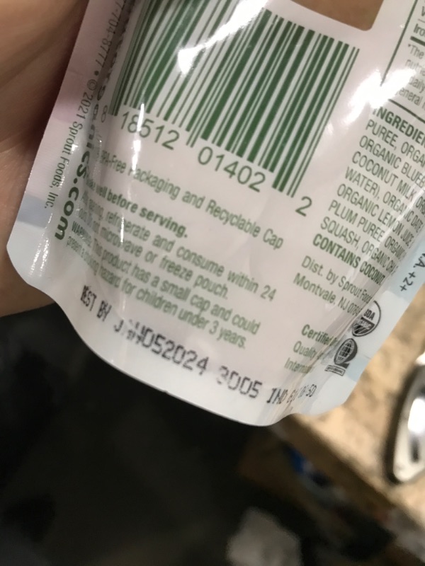 Photo 3 of **EXP DATE 01/03/2025!! Sprout Organic Baby Food, Stage 4 Toddler Pouches, 8 Flavor Power Pak and Smoothie Sampler, 4 Oz Purees 12 Count (Pack of 1)