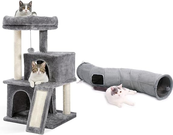 Photo 1 of ***Parts Only***34 Inches Cat Tree Bundle with S Shape Tunnel

