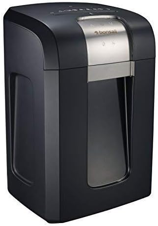 Photo 1 of Bonsaii EverShred Pro 3S30 18-Sheet Cross-Cut Heavy Duty Shredder with 240 Minutes Running Time, 7.9 Gallons Pullout Wastebasket and 4 Casters, Black