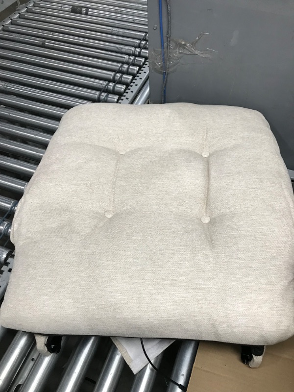 Photo 1 of Box 1 of 3***One Back, Two Sides Soft Fabric Chair -- Beige