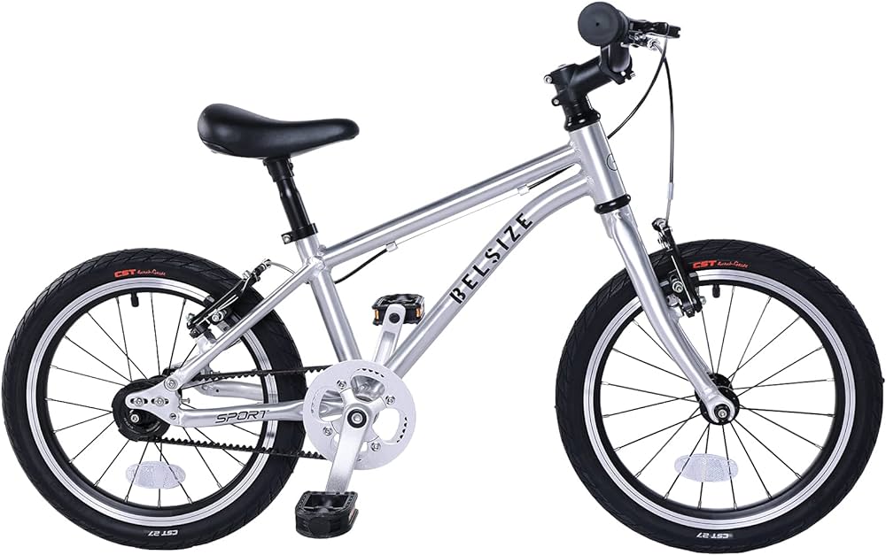 Photo 1 of  BELSIZE 16-Inch Belt-Drive Kid's Bike, Lightweight Aluminium Alloy Bicycle(only 12.5 lbs) for 3-7 Years Old