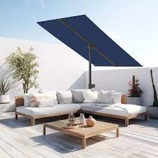 Photo 1 of (stock image for reference )
6X4Ft Patio Umbrella Rectangular Outdoor Table Umbrella with 360°Rotation 
