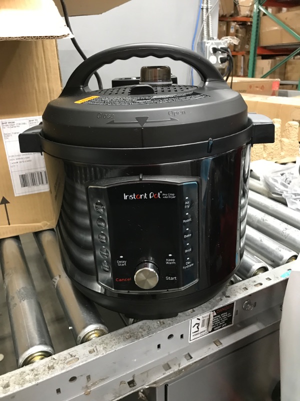 Photo 1 of Instant Pot Pro Crisp 11-in-1 Air Fryer and Electric Pressure Cooker Combo with Multicooker Lids that Air Fries, Steams, Slow Cooks, Sautés, Dehydrates, & More, Free App With Over 800 Recipes, 8 Quart 8QT Crisp(Black)