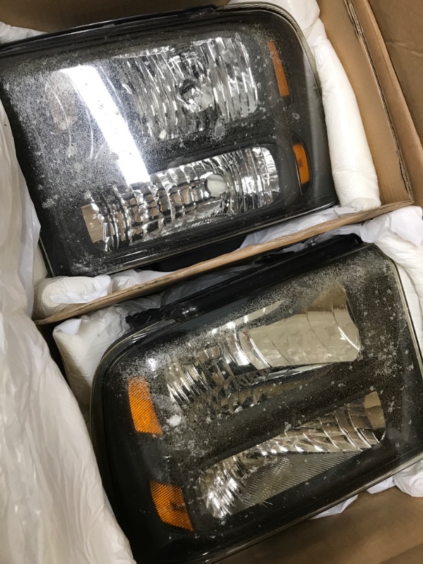 Photo 2 of  TONGUC Left Right Side Headlight Headlamp Kit Super Duty Truck LHT00007,Simple installation, fast delivery from US warehouse, free returns and exchanges and exchanges