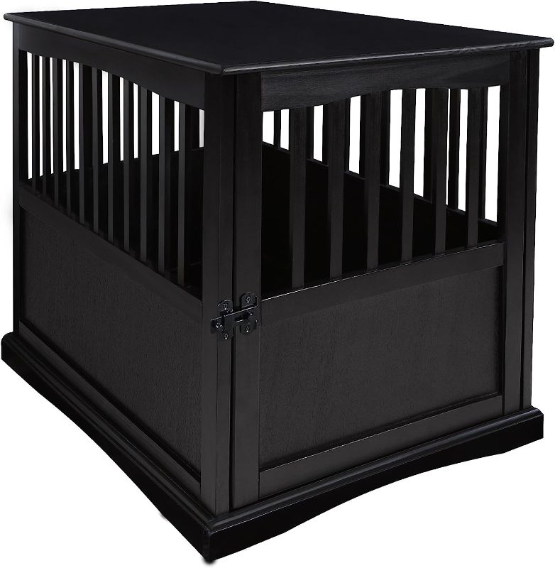 Photo 1 of 
Casual Home Wooden Large Pet Crate, End Table, (Black, 24"W x 36.5"D x 29.25"H)
Color:Black
Size:36.5"L x 24.0"W x 29.3"H