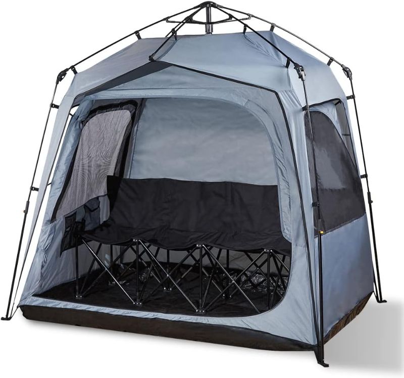 Photo 1 of 
FOFANA Pod All Weather Sports Tent - Largest Pop Up Weather Tent for Rain Wind Cold -