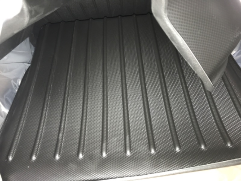 Photo 2 of Maysoo Tesla Model Y Floor Mats, Tesla Model Y 5-Seat 2020-2023 Accessories, All Weather Floor Mat Front Rear Cargo Liner Mat, Heavy Duty Floor Mats (Set of 6) Model Y floor mats (set of 6)