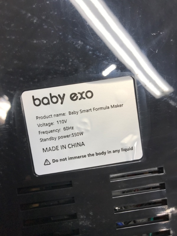 Photo 5 of BabyEXO Formula Milk Dispenser Automatic Electric Formula Mixer Warmer Smart Milking Machine for Baby - Easily Make Bottle with Automatic Powder Blending