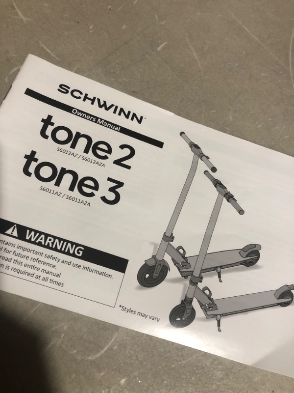 Photo 4 of (PARTS ONLY/ NO REFUNDS) Schwinn Tone Mens and Womens Electric Scooter, Fits Youth/Adult Riders Ages 13+