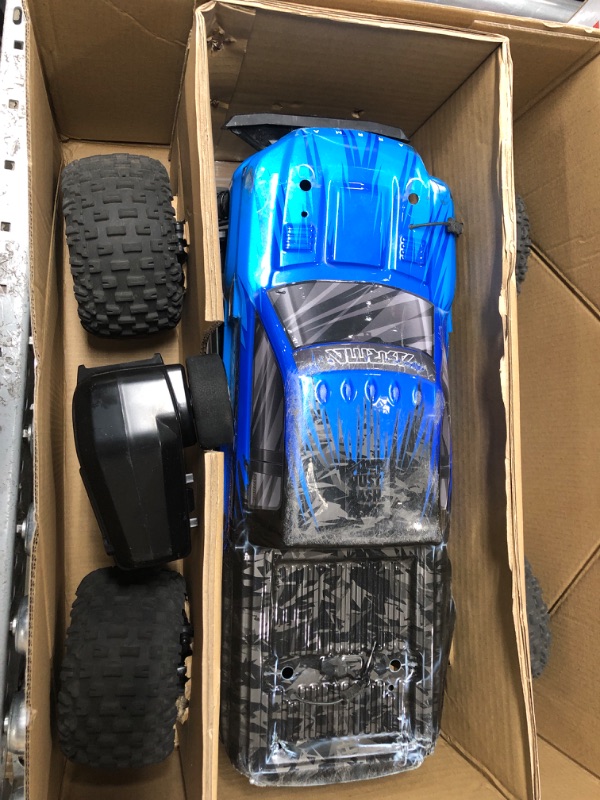 Photo 2 of ARRMA RC Truck 1/10 Granite 4X2 Boost MEGA 550 Brushed Monster Truck RTR (Batteries and Charger Not Included), Blue, ARA4102V4T2