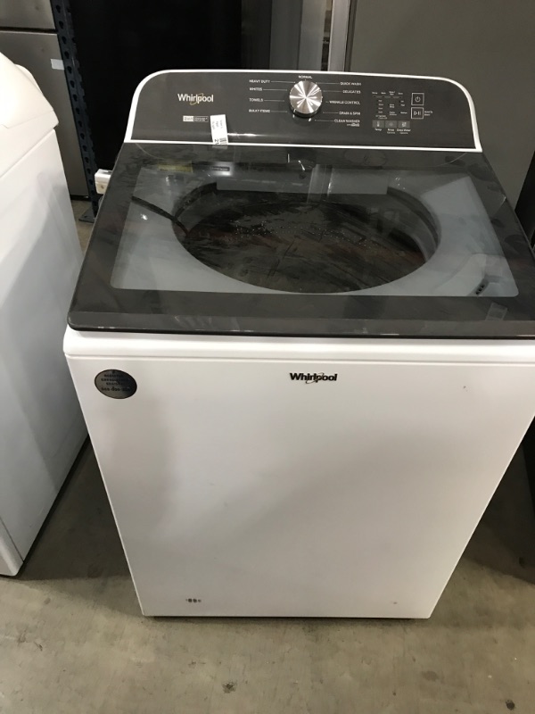 Photo 2 of Whirlpool 5.2-cu ft High Efficiency Impeller and Agitator Top-Load Washer (White) ENERGY STAR
