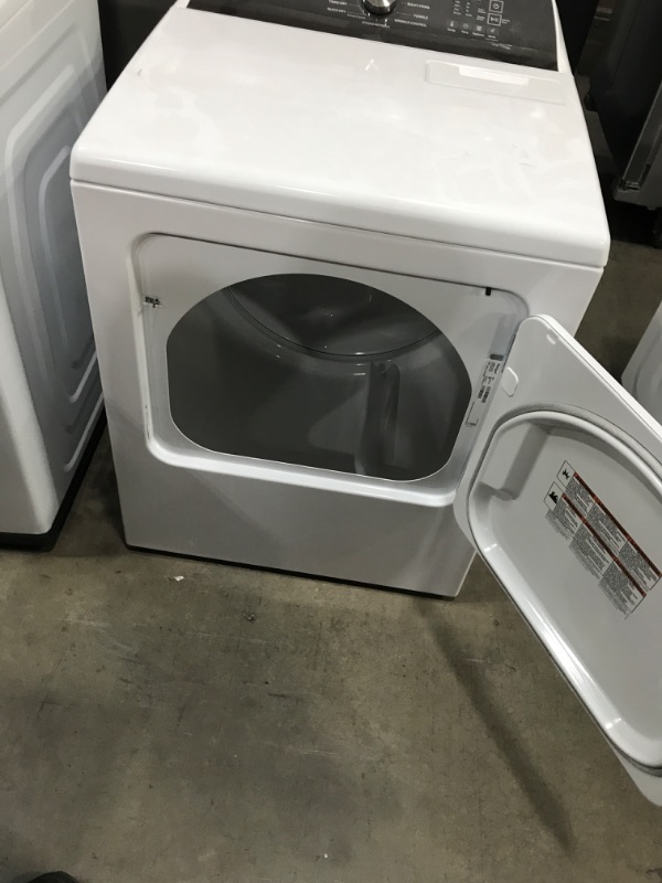 Photo 3 of Whirlpool - 7.0 Cu. Ft. Electric Dryer with Steam and Moisture Sensing - White
