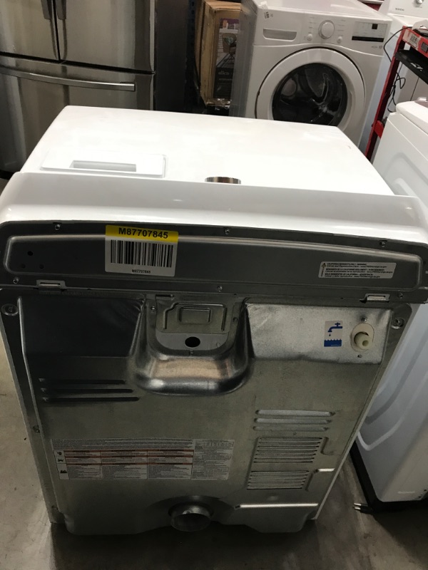 Photo 5 of Whirlpool - 7.0 Cu. Ft. Electric Dryer with Steam and Moisture Sensing - White
