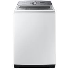 Photo 1 of Samsung 5-cu ft High Efficiency Impeller Top-Load Washer (White) ENERGY STAR
