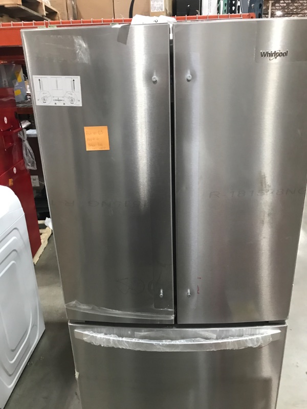 Photo 2 of Whirlpool 25.2-cu ft French Door Refrigerator with Ice Maker (Fingerprint Resistant Stainless Steel) ENERGY STAR
