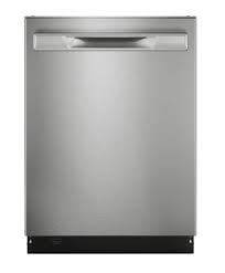 Photo 1 of Frigidaire Gallery Stainless Steel Tub Top Control 24-in Built-In Dishwasher With Third Rack (Smudge-proof Stainless Steel) ENERGY STAR, 47-dBA
