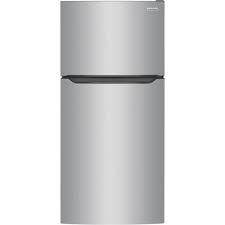 Photo 1 of Frigidaire Garage-Ready 18.3-cu ft Top-Freezer Refrigerator (Easycare Stainless Steel)
