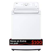 Photo 1 of LG 4.1-cu ft Agitator Top-Load Washer (White)
