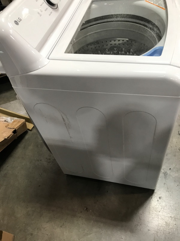 Photo 3 of LG 4.1-cu ft Agitator Top-Load Washer (White)
