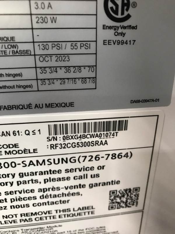 Photo 11 of Samsung Mega Capacity 31.5-cu ft Smart French Door Refrigerator with Dual Ice Maker (Fingerprint Resistant Stainless Steel) ENERGY STAR
