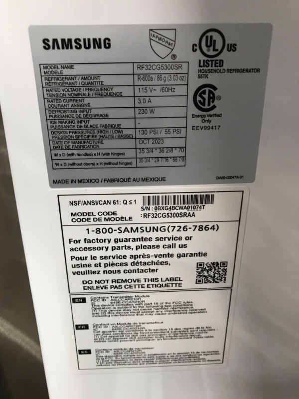 Photo 10 of Samsung Mega Capacity 31.5-cu ft Smart French Door Refrigerator with Dual Ice Maker (Fingerprint Resistant Stainless Steel) ENERGY STAR
