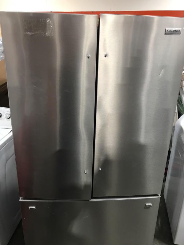 Photo 2 of Frigidaire 23.3-cu ft Counter-depth French Door Refrigerator with Ice Maker (Fingerprint Resistant Stainless Steel) ENERGY STAR
