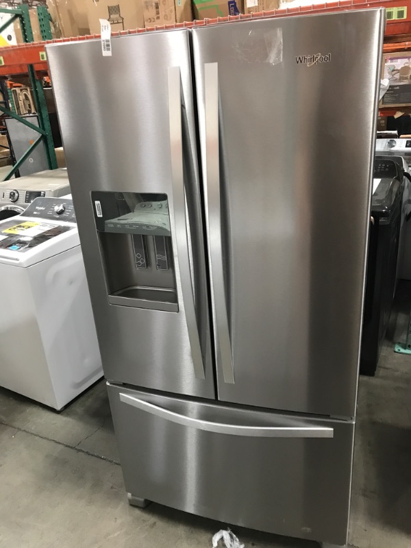 Photo 2 of Whirlpool 24.7-cu ft French Door Refrigerator with Ice Maker (Fingerprint Resistant Stainless Steel) ENERGY STAR
