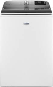 Photo 1 of Maytag - 5.3 Cu. Ft. High Efficiency Smart Top Load Washer with Extra Power Button - White
