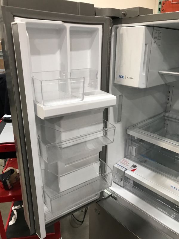 Photo 8 of Frigidaire 27.8-cu ft French Door Refrigerator with Ice Maker (Fingerprint Resistant Stainless Steel) ENERGY STAR
