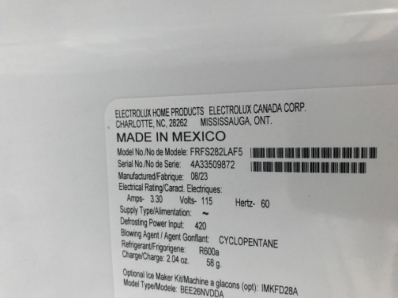 Photo 9 of Frigidaire 27.8-cu ft French Door Refrigerator with Ice Maker (Fingerprint Resistant Stainless Steel) ENERGY STAR
