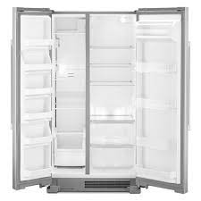 Photo 1 of Maytag 24.9-cu ft Side-by-Side Refrigerator (Fingerprint Resistant Stainless Steel)
