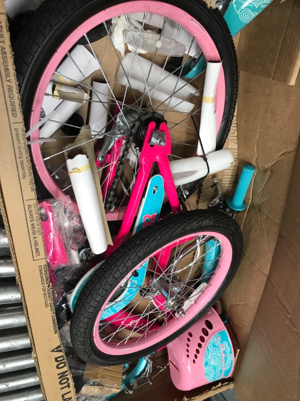 Photo 2 of **SEE NOTES/NON-REFUNDABLE FOR PARTS**
Schwinn Koen & Elm Toddler and Kids Bike, 12-18-Inch Wheels, Training Wheels Included, Boys and Girls Ages 2-9 Years Old Pink 18-inch Wheels