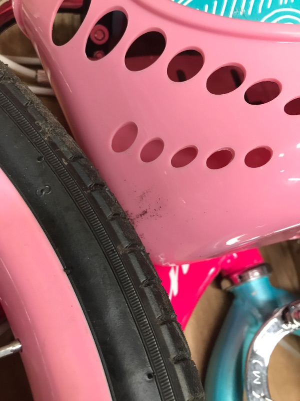 Photo 4 of **SEE NOTES/NON-REFUNDABLE FOR PARTS**
Schwinn Koen & Elm Toddler and Kids Bike, 12-18-Inch Wheels, Training Wheels Included, Boys and Girls Ages 2-9 Years Old Pink 18-inch Wheels