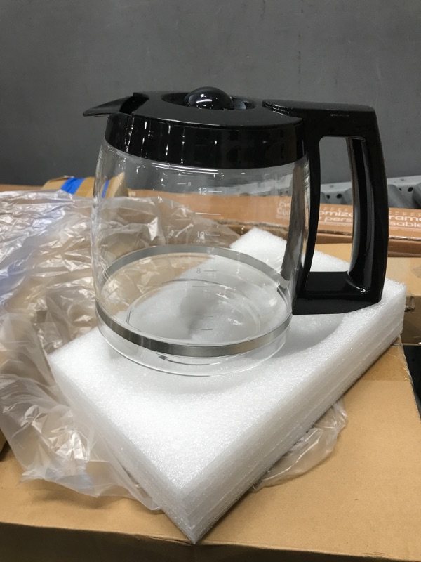 Photo 2 of 12-Cup Coffee Pot Replacement Compatible with Cuisinart Coffee Maker Models CHW-12, CHW-12P1, DCC-1100BK, DCC-1200, DCC-2650, DGB-550BK, DGB-550BK1 DGB-625BC, and SS-12, DCC-1200PRC