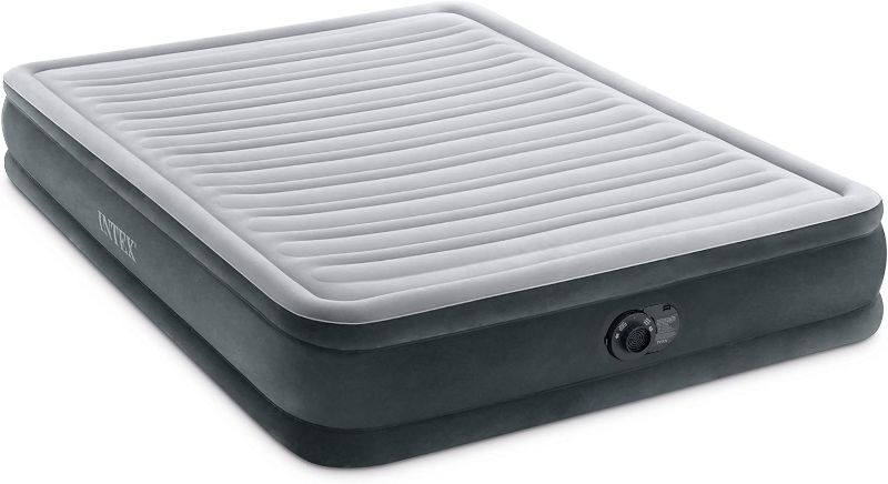 Photo 1 of 
Roll over image to zoom in
Intex Dura-Beam Deluxe Comfort Plush Air Mattress Series with Internal Pump
