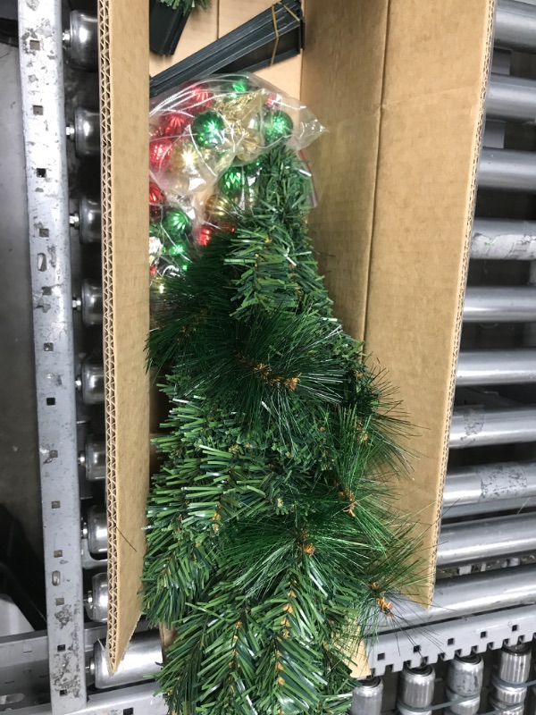 Photo 1 of 3ft full Christmas tree with ornaments and plastic stand 