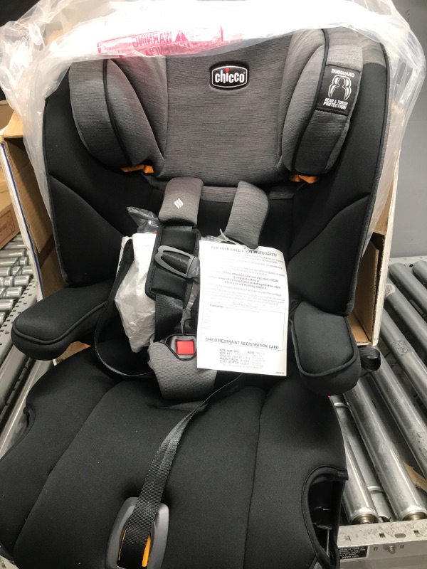 Photo 2 of Chicco MyFit ClearTex Harness + Booster Car Seat - Shadow | Black Shadow MyFit with ClearTex No Chemicals Harness&Booster Car Seat