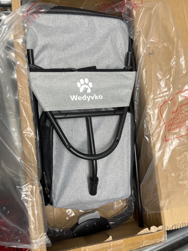 Photo 2 of (Similar to stock photo/ See Notes) Wedyvko Pet Stroller - Dog Strollers for Medium Dogs and Cats with Reversible Handle, Removable Liner Gray