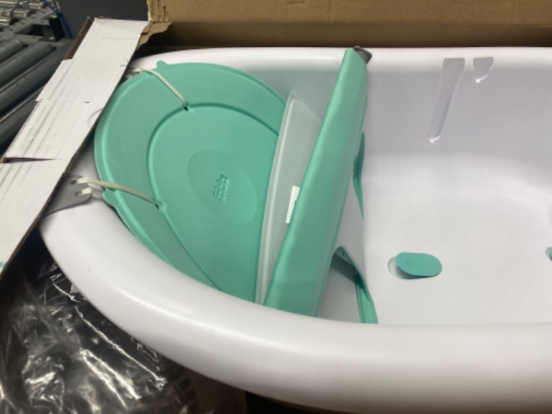 Photo 3 of 4-in-1 Grow-with-Me Bath Tub by Frida Baby Transforms Infant Bathtub to Toddler Bath Seat with Backrest for Assisted Sitting in Tub