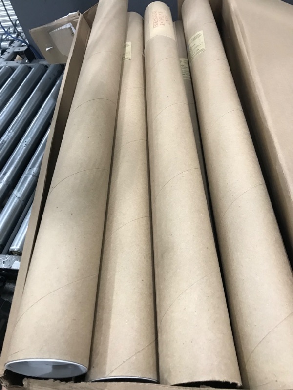 Photo 1 of Earth Hugger Kraft Mailing Tube, 12 Pack, 3" x 36" Each