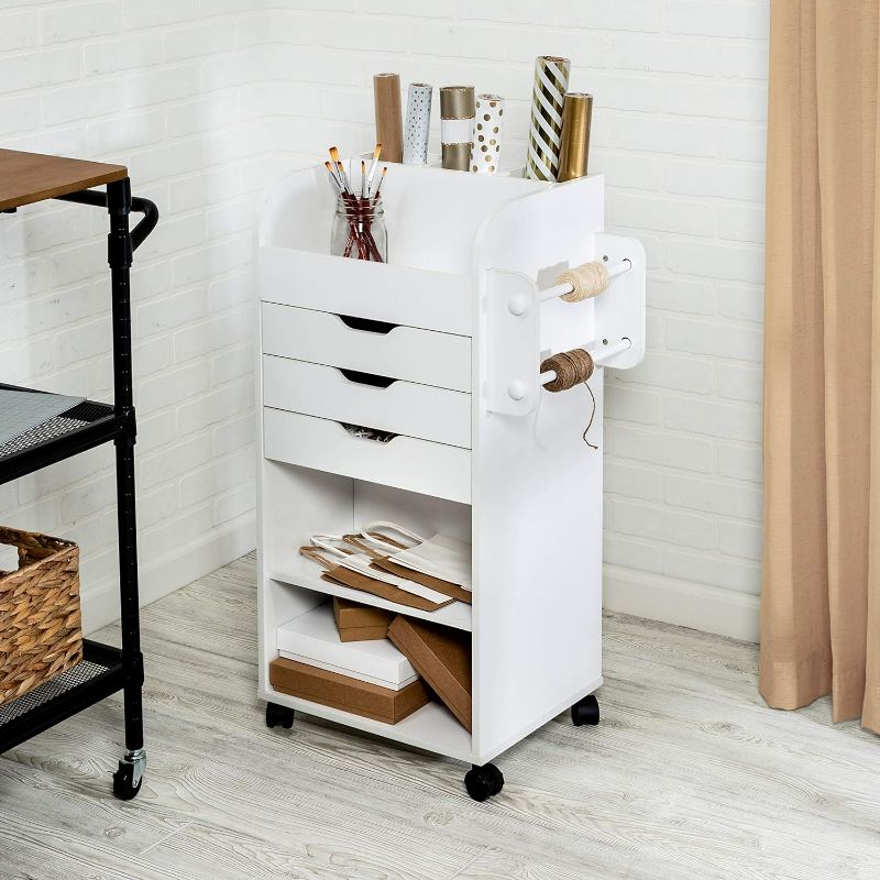 Photo 1 of (READ NOTES) Honey-Can-Do Craft Storage Cart 19.13" x 33.62"