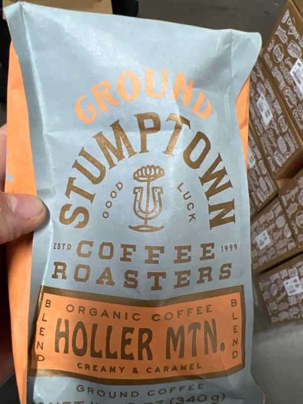 Photo 2 of ***BEST BY 10/26/23***  Stumptown Coffee Roasters, Organic Medium Roast Ground Coffee Gifts - Holler Mountain 12 Ounce Bag, Flavor Notes of Citrus Zest, Caramel and Hazelnut