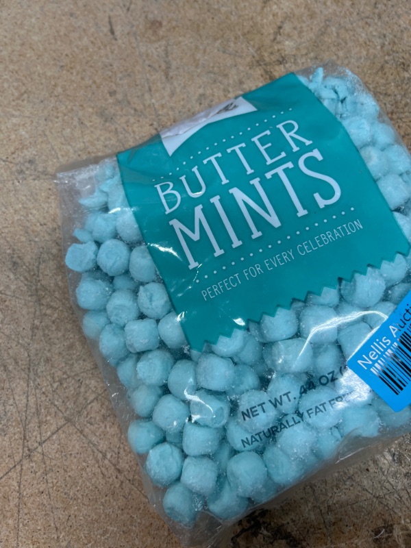 Photo 2 of ***BEST BY 12/04/2023*** Party Sweets Blue Buttermints, Appx. 350 pieces from Hospitality Mints, 2.75 Pound (Pack of 1)